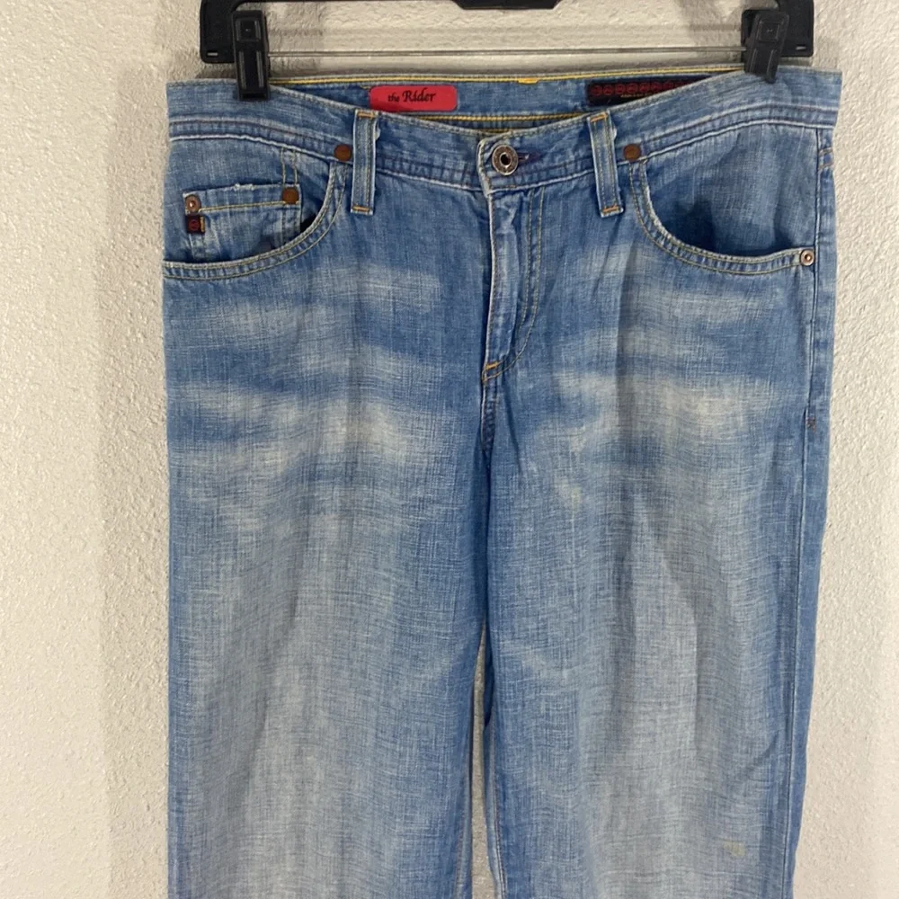 Ag Adriano Goldschmied The Rider Medium Light Wash jeans